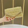 Жемчужная сумка под мышку - Банкетная сумка через плечо с цепочкой-каплей - Вечерняя сумка - Сумка