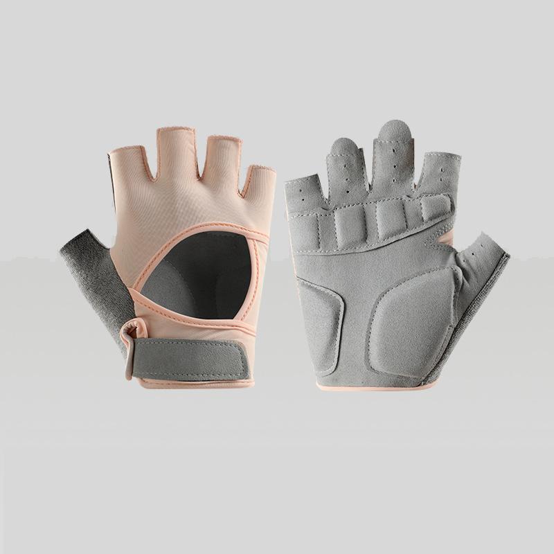 Износостойкие перчатки для фитнеса, дышащие перчатки без пальцев, перчатки для велоспорта с полупальцами, спортивные варежки для йоги