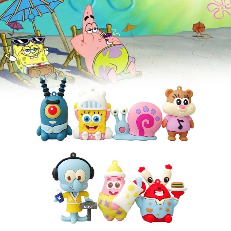 Patrick Squarepants Spongebob Star Plankton Action Figure Model Decorations Gift