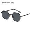 Frame UV Protection Sunglasses for Men/Women Metal Sunglasses Square Sunglasses Polygon Sun Glasses