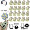 10/6/2PCS 12V LED Bulb Car Auto Front Lights Brake Lights Turn Lights Parking Lamp Bulbs 1156 1157 22SMD P21W BA15S BA15D