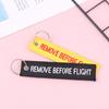 Remove Before Flight Car Key Chain Aviation Gifts Keyring Key Tag Holder