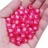 Double Layer 20Pcs For Jewelry Making Flower Loose Beads Pendant Transparent Necklace Bracelet DIY Crafts Wholesale