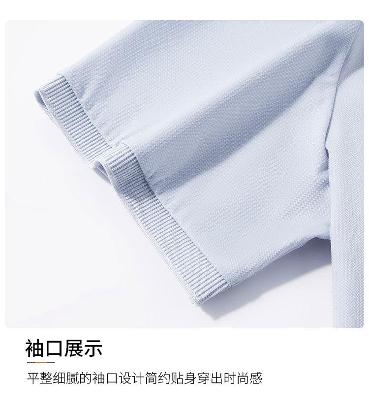 [Ice Silk High Elasticity/Jacquard Texture Fabric] Classic Summer Solid Color Short sleeved T-shirt Men's Polo Shirt