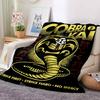 Cobra Kai Flannel Blanket Throw Blanket Soft Warm Sofa Bed Camping home Decor Unique Christmas Gift C92696