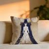 Angels And Demons Cushion Cover Cozy Velvet Throw PillowSoft Warm Cushion For Sofa  Bed