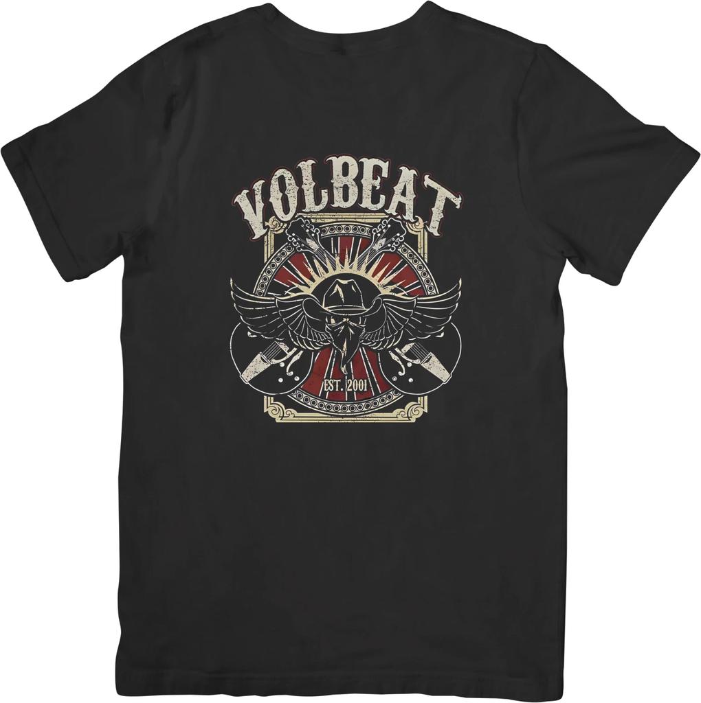 Volbeat Music Unisex Fit for Men & Women Quality Cotton T-Shirt Black