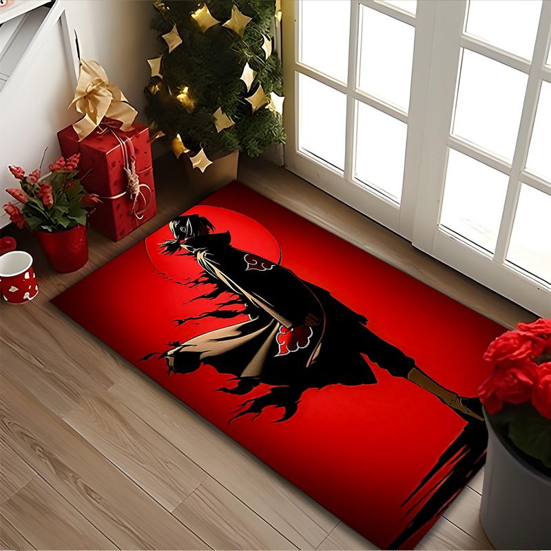 [naruto Printed Carpet] Non-slip Office Rug, Cozy Area Carprt for Living Room Use, Soft Home Sofa Chair Mat