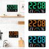 LED Wall Clock Large LED Display Electronic Clock for Adults Home Indoor