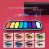 8-color Fingertip Keyboard Eyeshadow Palette Matte Pearlescent Easy To Color Waterproof and Sweatproof Eyeshadow Painting