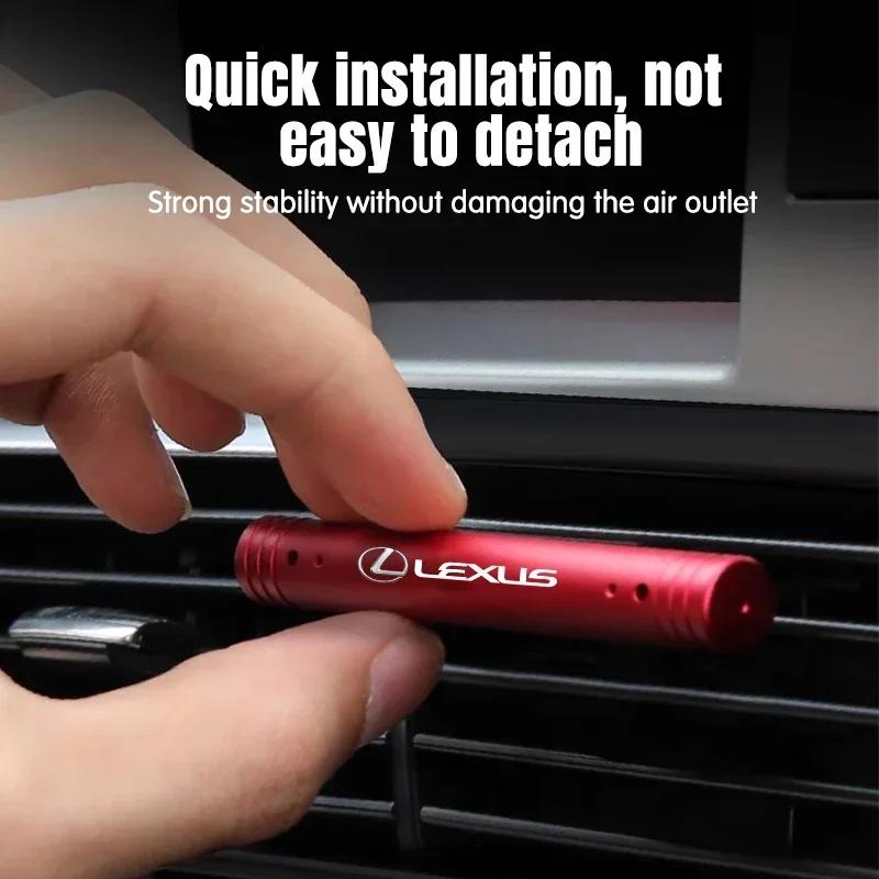 Ароматический стик-парфюм с логотипом автомобиля, ароматическое украшение для Lexus GX470 CT200H IS300H IS200 IS250 RX350 RX GX460 NX200 GS430 RX300