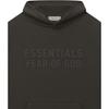 Fear of God Essentials Essentials SS23 Logo Print Hoodie Men Tops Faded-Black FOG-SS23-006