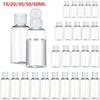 10/20PCS PET Squeeze Bottles with Flip Cap Hand Sanitizer Bottle Travel Refillable Container for Shampoo Lotion Cream Body Soap