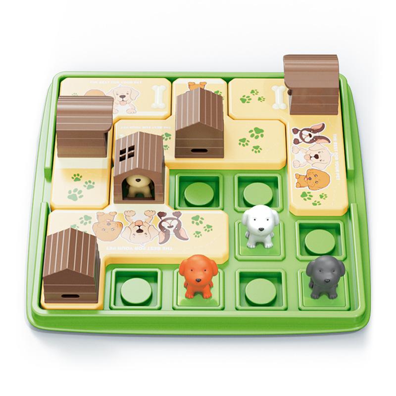 Peek-A-Boo Board Game Puppy Clearance, Children'S Spatial Planning Logical Thinking Training, Assembling Desktop Toys