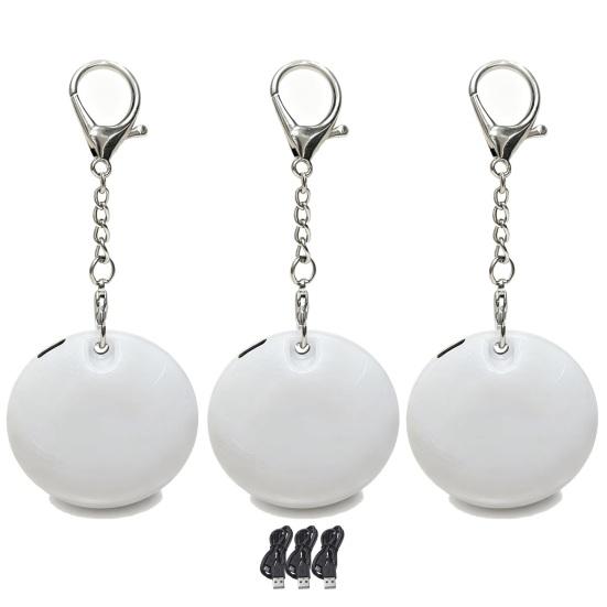 2/3/5 шт. Сенсорный светильник, светодиодный светильник с сенсорным управлением, перезаряжаемый мини-фонарик, форма сердца, сумки, кошельки, брелок