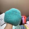 Export to Russia Rex rabbit hair knitted hat fashion sequined warm cold hat outdoor windproof ear protector wool hat