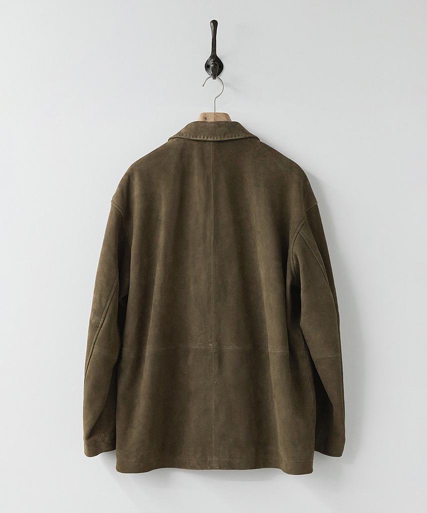 ROUGHSIDE Suede Over Jacket Tan