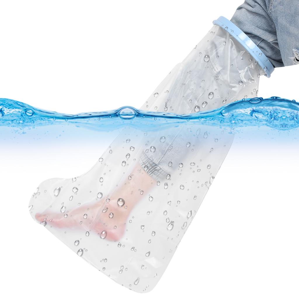 65 см Гипсовая повязка для ног взрослых Водонепроницаемая эластичная защита для душа для ран на ногах