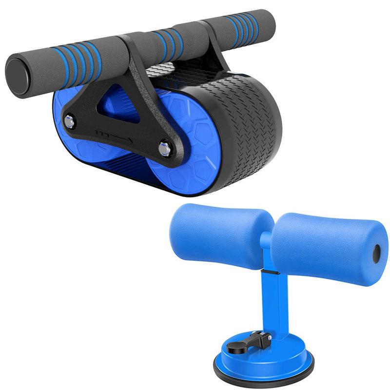 Автоматический отскок двойного брюшного колеса для фитнеса мужчин и женщин