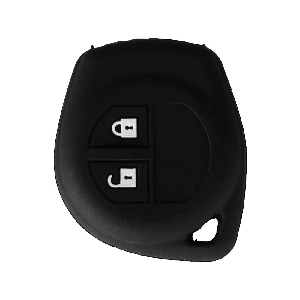Силиконовый чехол для ключа с 2 кнопками для SUZUKI SX4 SWIFT LIANA VITARA JIMNY ALTO IGNIS ESTEEM, держатель для пульта дистанционного управления, чехол для брелока