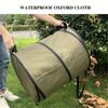 Складное садовое мусорное ведро Ткань Оксфорд Корзина для грязной одежды Контейнер для хранения опавших листьев Уличный