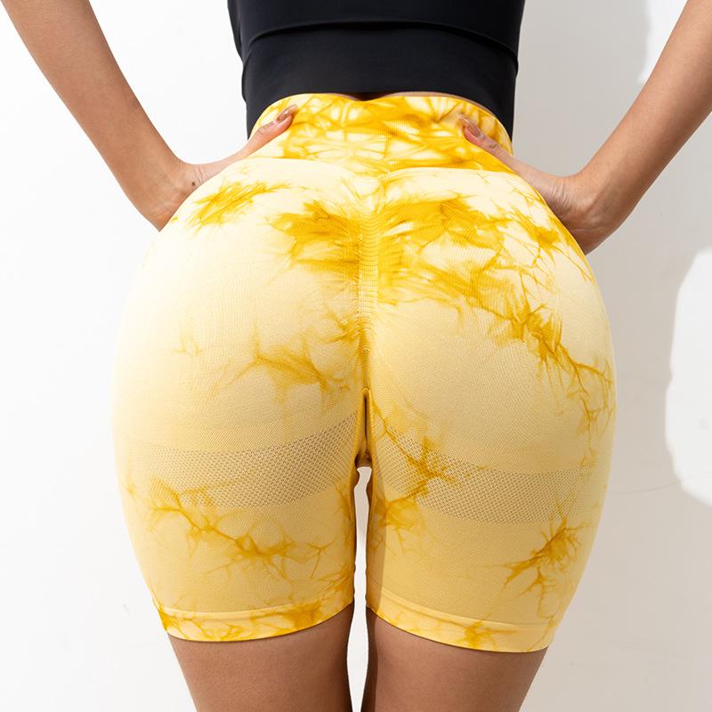 Брюки для йоги Tie Dye, женские спортивные брюки для фитнеса, удобные эластичные колготки с высокой талией