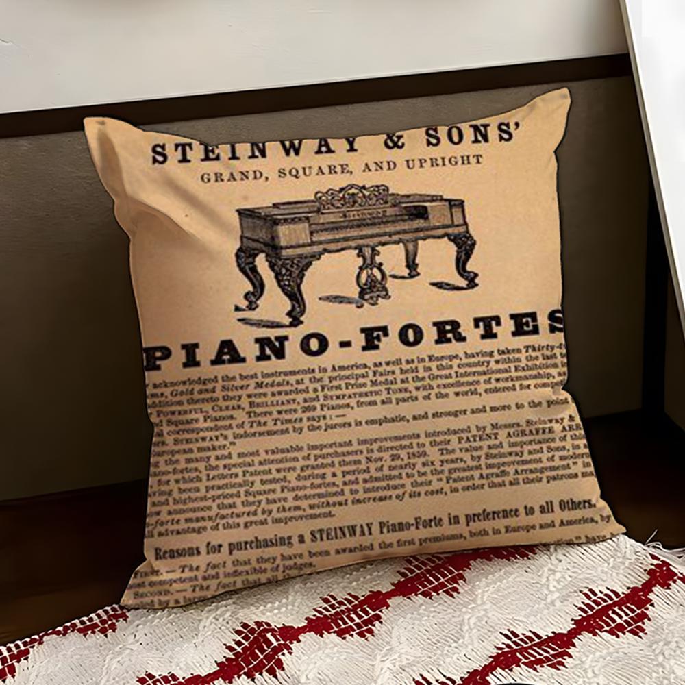 Бренд SSteinway  SSons Наволочка Двусторонняя Мягкая Прочная Наволочка для Подушки Дом  Автомобиль Многоцелевое Использование для Повседневного Комфорта