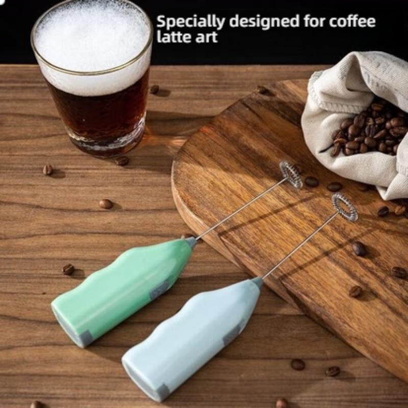 Электрический венчик случайного цвета, миксер для выпечки, насадка для перемешивания сухого молока, мешалка для кофе, ручной миксер для домашней кухни для выпечки