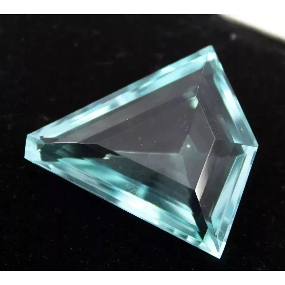 46-48 Ct Natural Blue Aquamarine Fancy Cut Beautiful Certified Loose Gemstone
