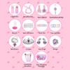 22pcs Girls Makeup Kits for Kids Children's Makeup Sets Girls Princess Make Up Bag Nontoxic