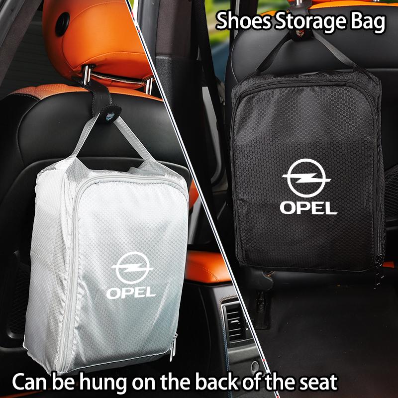 AAAYQ1 Car Trunk Shoes Bag Honeycomb Mesh Sneakers Storage Bag For Opel Corsa Astra Insignia Vectra Zafira Meriva Vivaro Antara Ampera