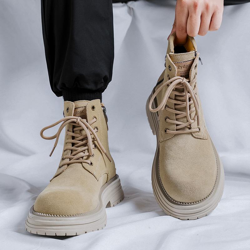 Ботинки Martin мужские 2024 новые ботинки из ревеня ретро-ботинки на толстой подошве универсальные ботинки с высоким берцем 81589-R