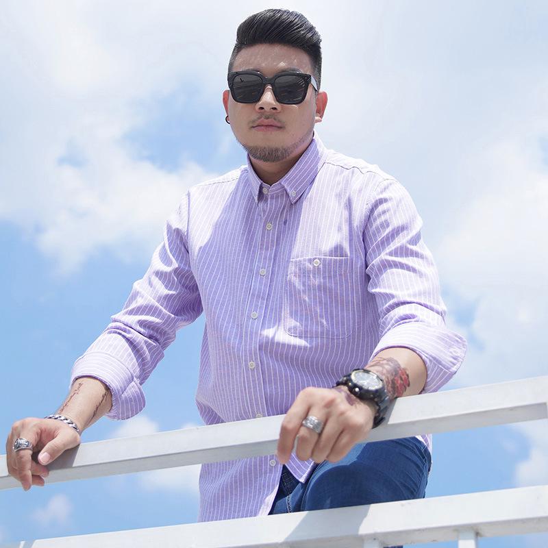 Summer Long -Sleeved Shirt Men 'S Business Casual Slim -Fit Men 'S Shirt