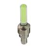 Tire Valve for Car, Bicycle, Motorcycle, LED Flash Light, Wheel Valve Cap, Good Quality Light, 2 P YELLOW -WGHY1709