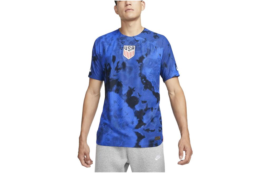 Nike Мужские синие футбольные майки умеренного прямого кроя DN0637-453