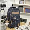 Школьная сумка новая школьная сумка для учеников средней и старшей школы корейская версия повседневный рюкзак с принтом тай-дай модный рюкзак для студентов большой вместимости