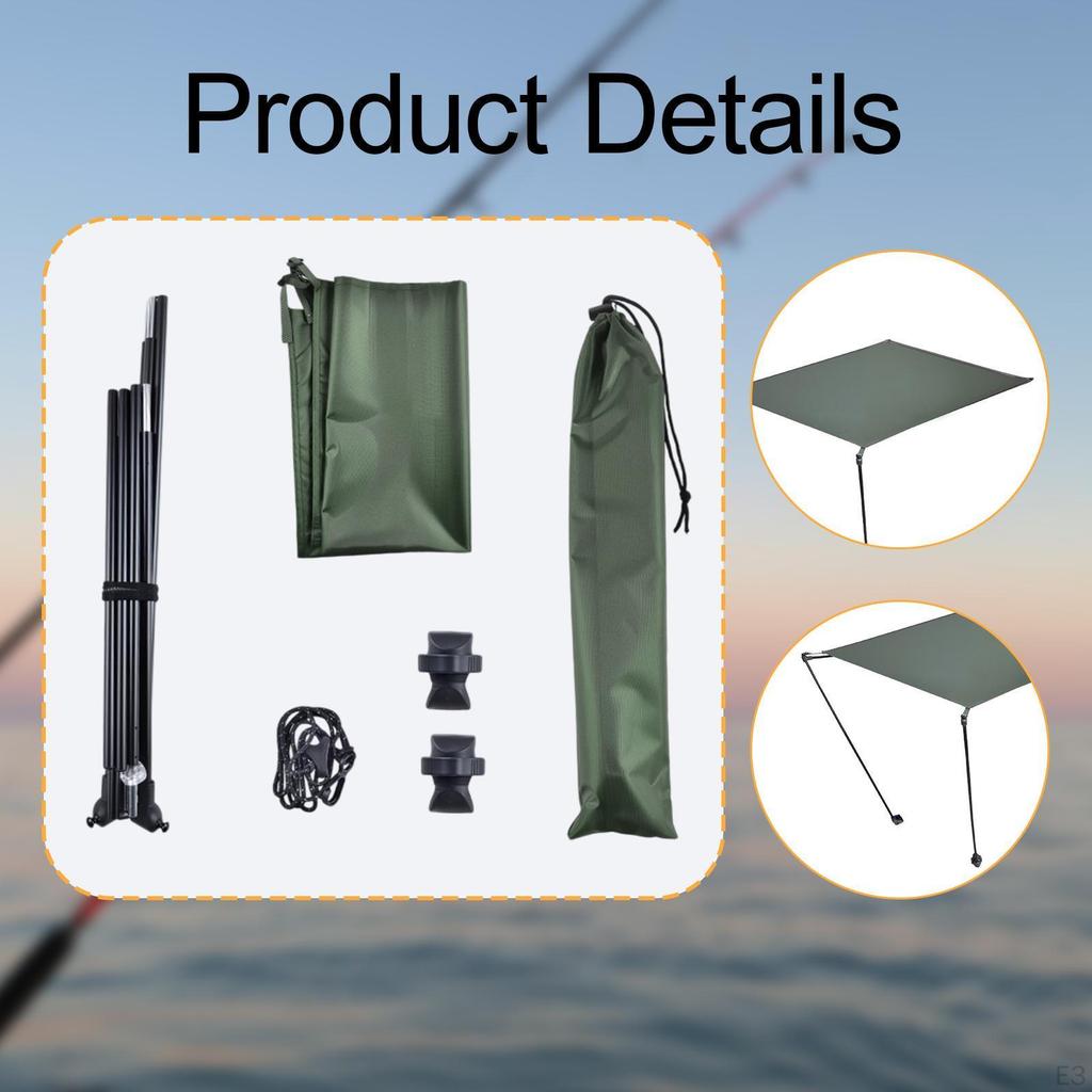 Adjustable Awning for Folding Chair Suitable Outdoor Use