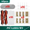 Accessories Compatible For Lydsto W2, Kyvol Cybovac S60, AICLE INS-200, inic iX10 Robot Vacuum Spare Parts Dust Bag Filter Mop