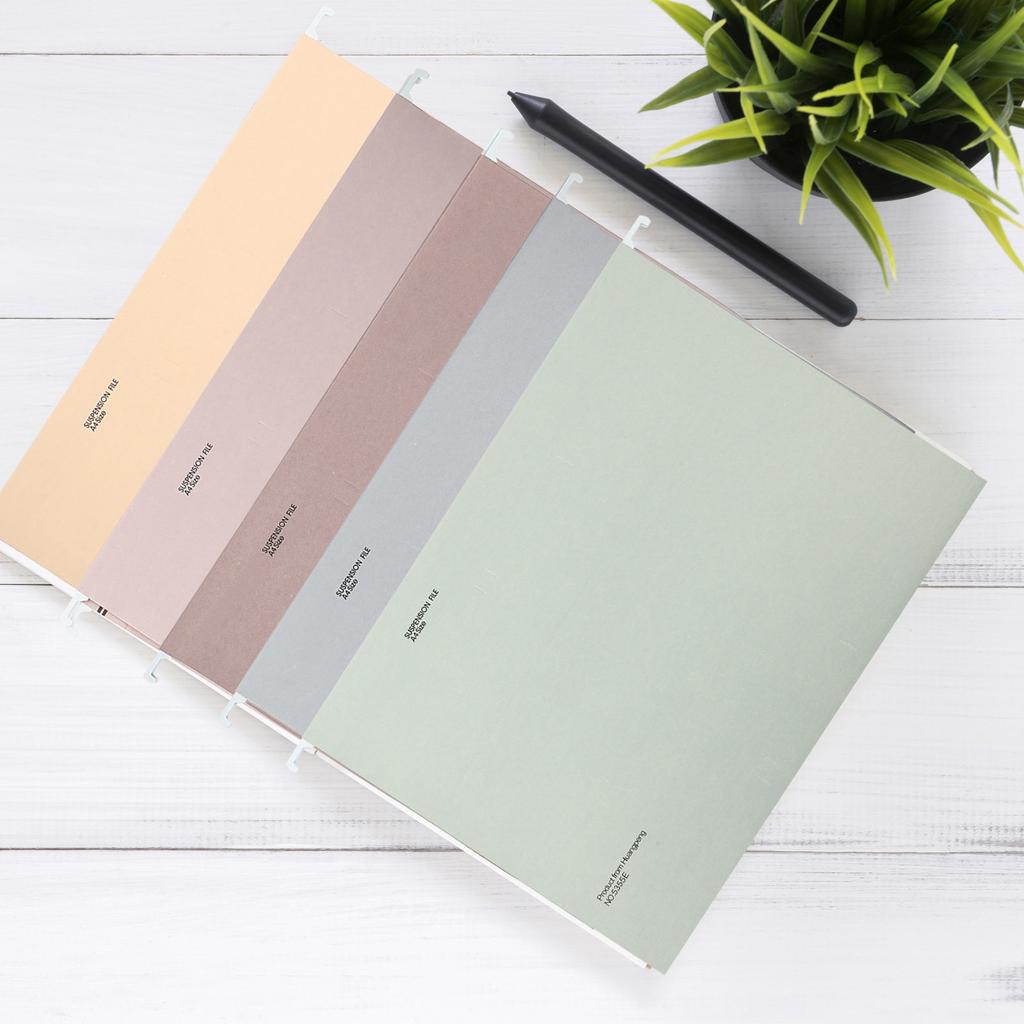 5Pcs Hanging File Folder Organizer Office Home Portable Document Holder Paper Iron Receipt Bills Storage File Folders