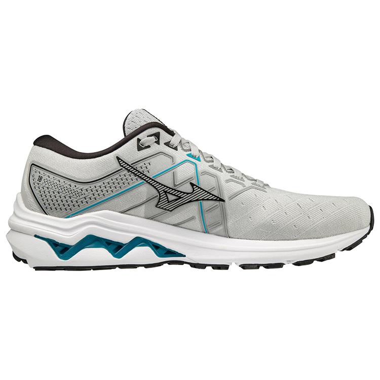 Mizuno Wave Inspire 18 'Светло-серый Черный Желтый' J1GC224409