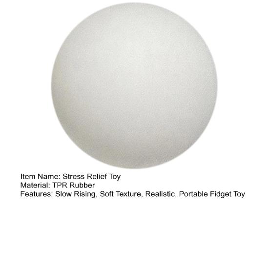 Tangyuan Squeeze Ball Soft Rubber Cute Glutinous Rice Ball Stress Relief Toy Slow Rising Squeeze Toy for Kids Office Workers Anxiety Relief