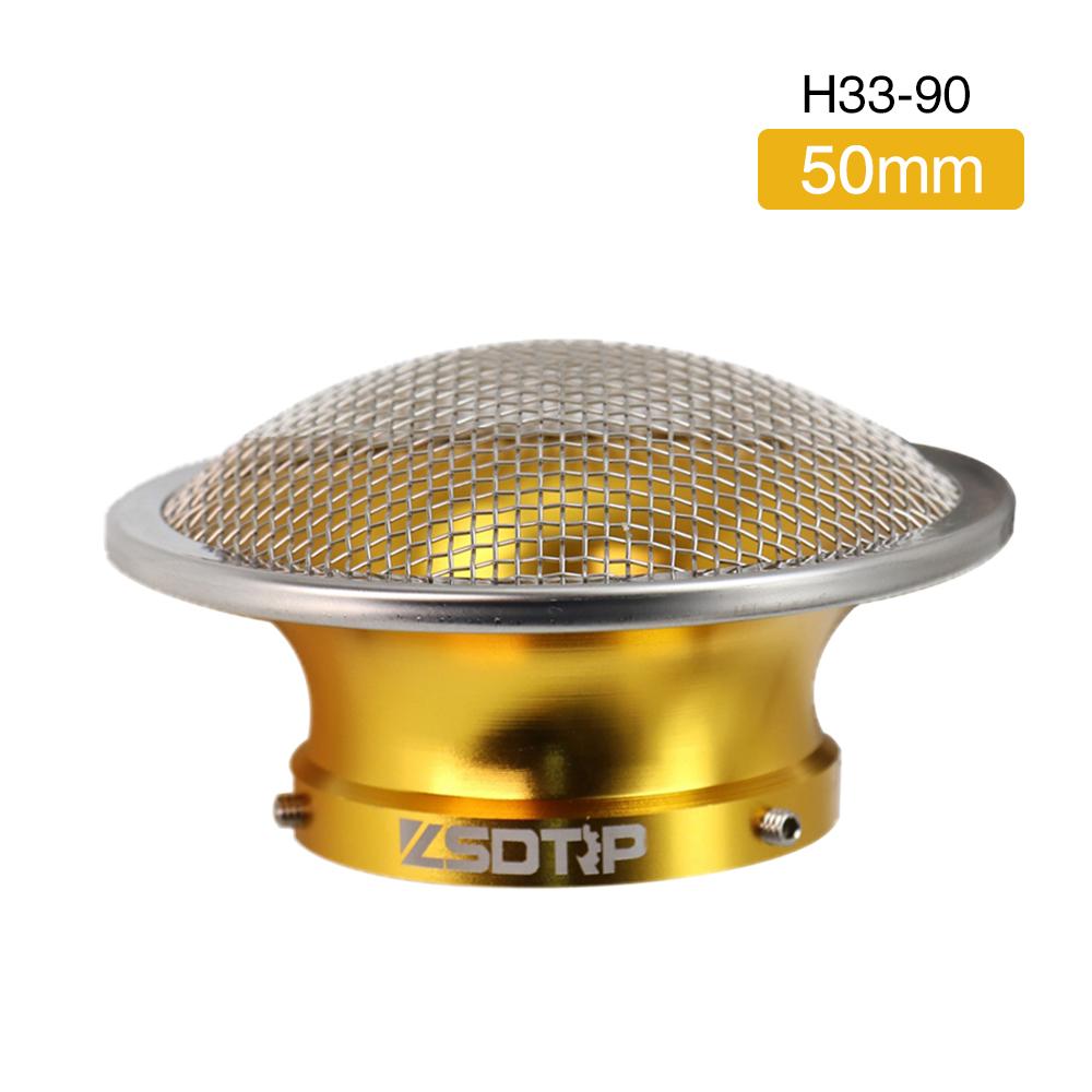 ZSDTRP 50mm Moto Modified Carburetor Air Filter Cup Horn Cup With Mesh Net Fit On PE PWK 21 24 26 28 30mm Carburetor