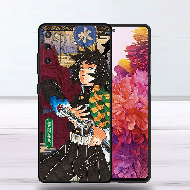 Чехол для Samsung Galaxy S22 Ultra S20 FE S21 Plus S10 Lite S10e S9 S8 S7, силиконовый чехол для телефона, мягкий чехол Funda Demon Slayer Art Fundas