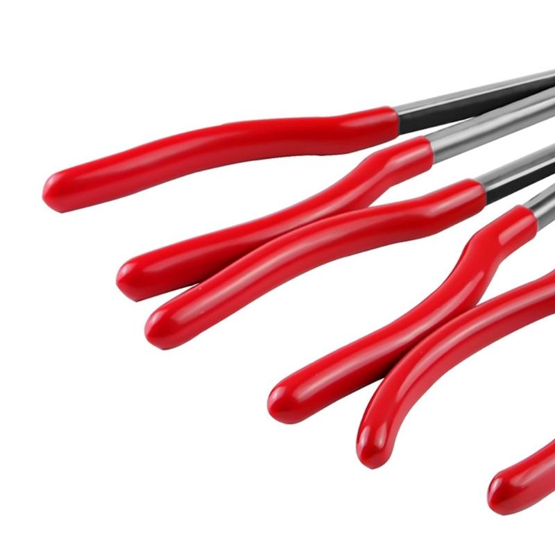 Round Mouth and Curved Mouth Clamp Crucible Pliers Gold Silver Melting Bowl Crucible Pliers Clamp Gold Striking Tools