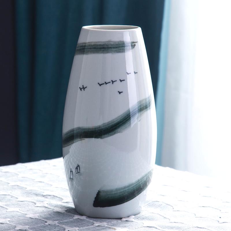 Современная китайская керамическая ваза для сухих цветов – Креативное украшение для дома