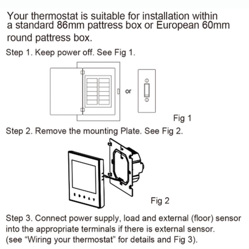 WIFI Для Электрического/Водяного/Газового котла Термостат Теплого Пола Умный Сенсорный Экран ЖК-Дисплей Регулятор Температуры с Alexa/Google Home
