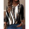 Women's T Shirt Graphic Leopard Fashion Casual Long Sleeve Crew Neck Regular Tops Daily