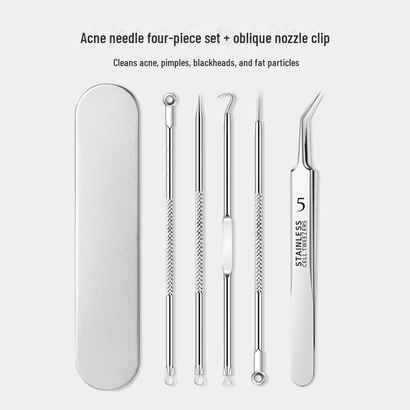 Набор ультратонких игл для лечения акне: Набор пинцетов и инструментов для удаления черных точек