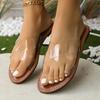 Women's Sandals 2025 Summer Shoes Women Flat Sandals Soft Pu Leather Sandalias De Mujer Summer Sandals Women Beach Footwear