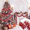 1PC Festive Felt Tinsel Tree Decorations High-Quality Felt Bold Emerald Green Christmas Garland Durable